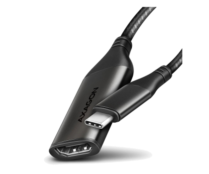 Przejściówka Axagon RVC-HI2M, USB-C - HDMI 2.0a adapter 4K/60Hz HDR10